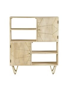Alternative view of Light Gold Display Cabinet