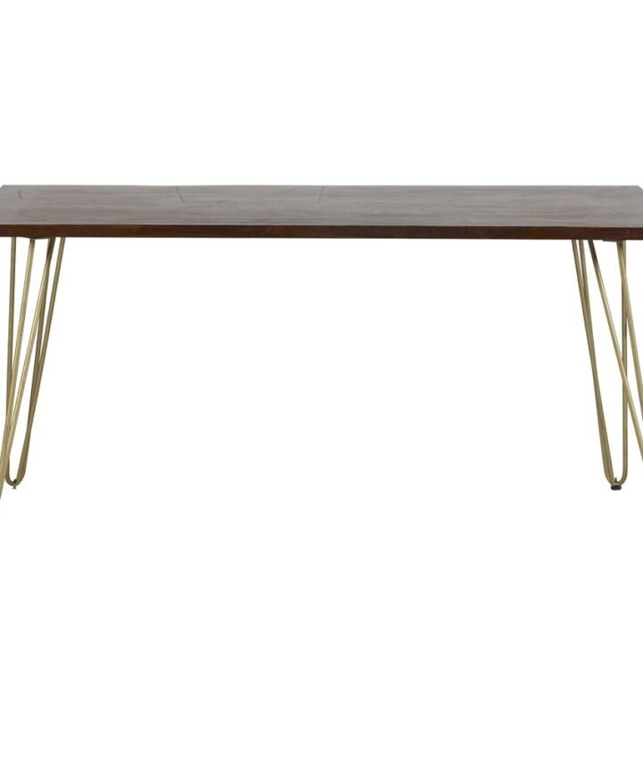 Dark Gold Dining Table