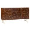 Dark Gold Extra Large Sideboard 3 Drawers and 2 Doors