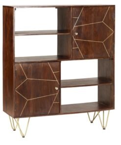 Dark Gold Display Cabinet