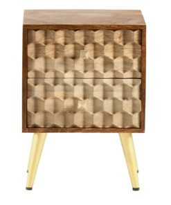EDISON 2 DRAWER SIDE TABLE