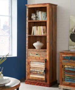COASTAL NARROW BOOKCASE
