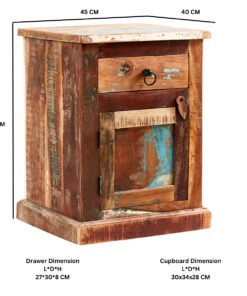 Alternative view of COASTAL BEDSIDE TABLE