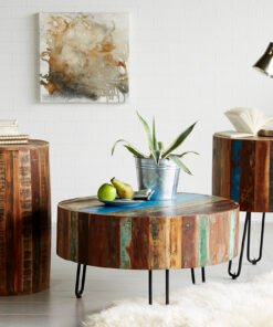 COASTAL DRUM STOOL