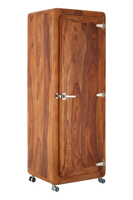 Reviving Retro Charm: The Portman Box Wooden Tall Cabinet