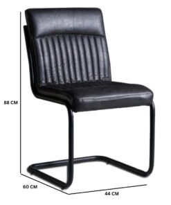 Alternative view of Dark Grey Dining Chair