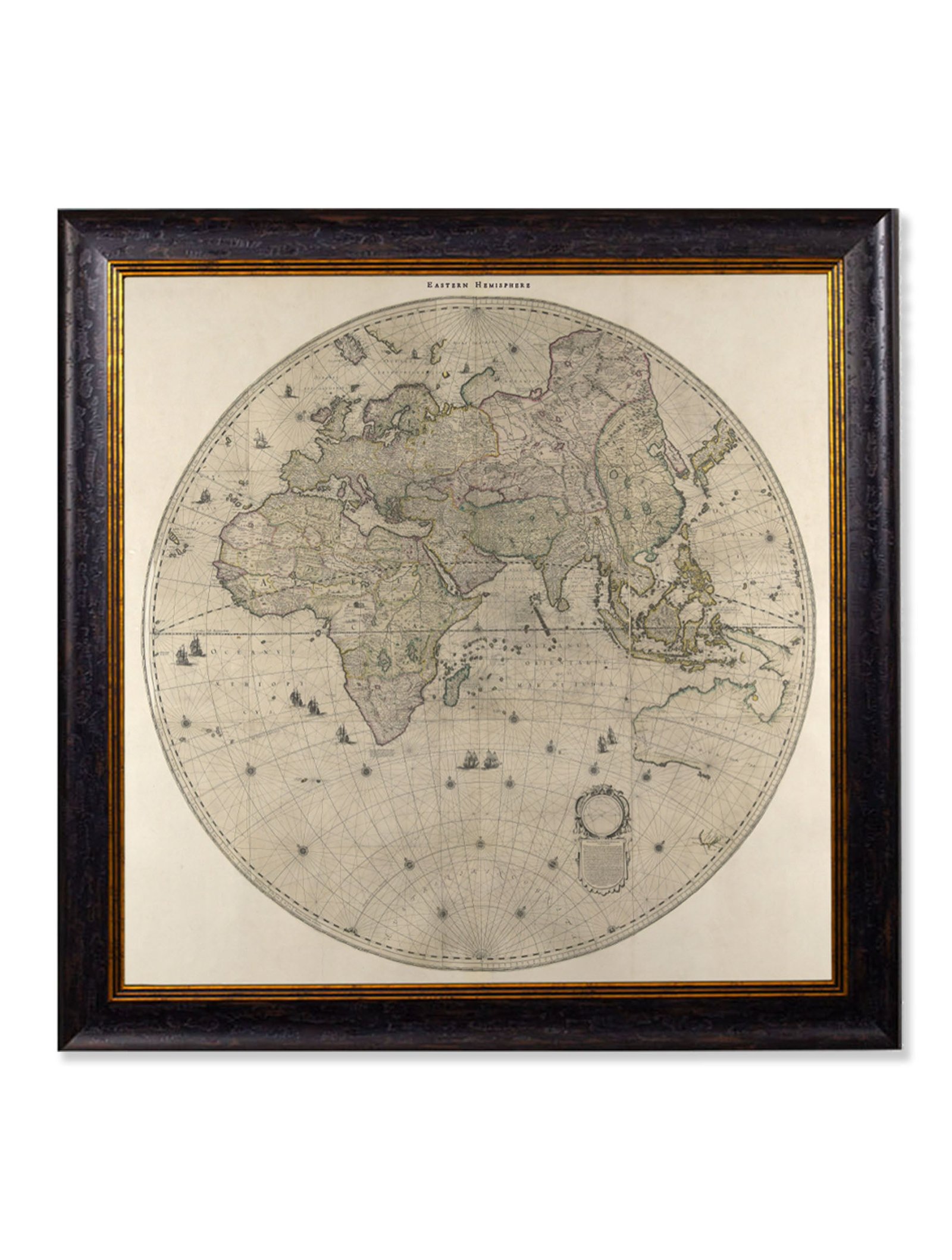 c.1660 Map of the World in Two Hemispheres - Image 2