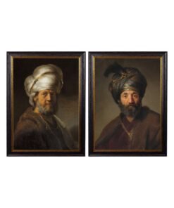 c.17th Century Rembrandt's Oriental Gentlemen