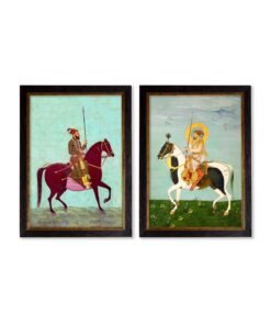 Alternative view of Mughals Horsemen - Oxford Frame