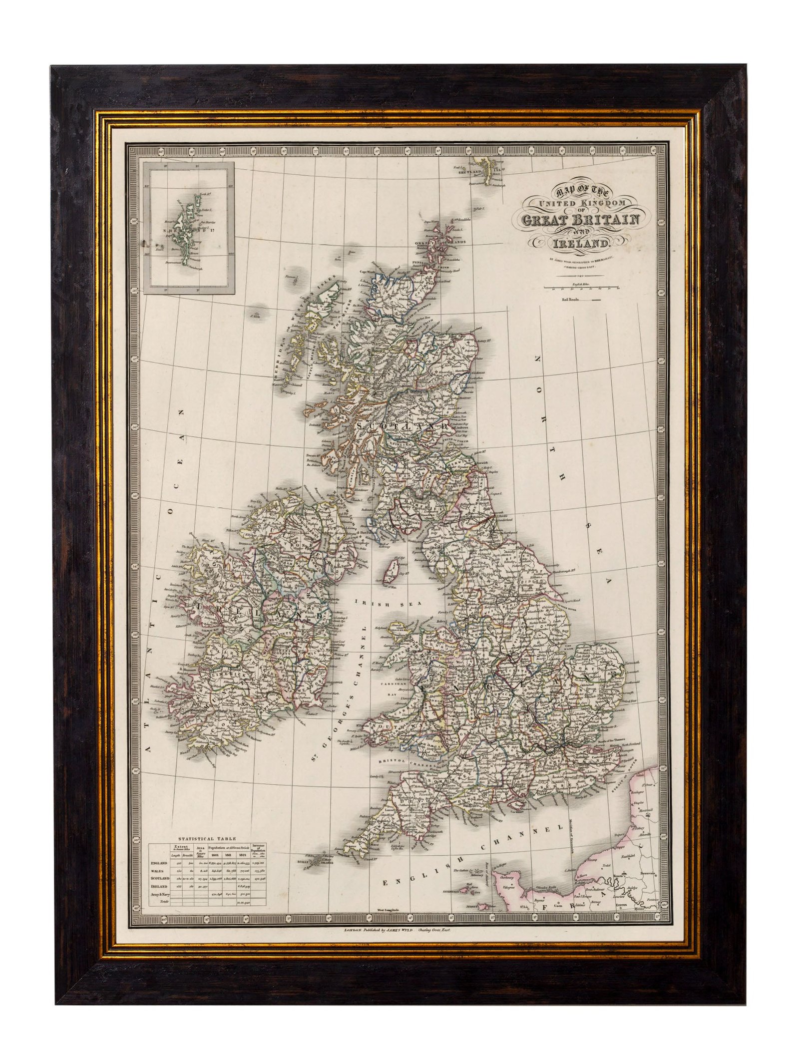 c.1838 Map of The British Isles - Image 2