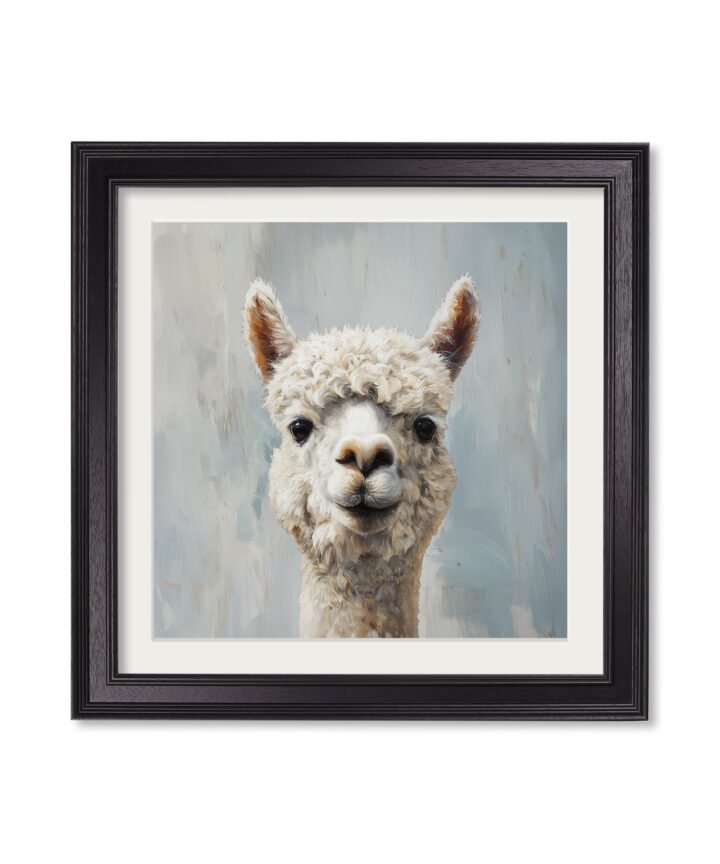 The Goofy Alpaca - Black Hurstwood Square Frame