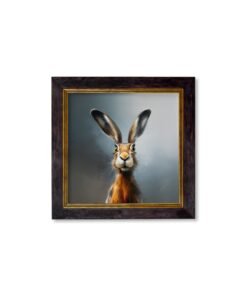 Alternative view of A Curious Hare - Oxford Square Frame