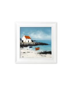 Alternative view of The Coastal House - White Hurstwood Square Frame