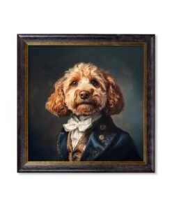 Sir Barkington - Gentleman Cockapoo Oxford Square Frame