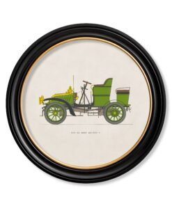 1904 De Dion Bouton 8 in Round Frame