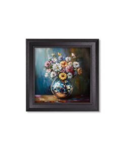 Alternative view of Disco Wildflowers - Black Hurstwood Square Frame