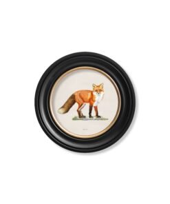 Alternative view of Red Fox - Round Frame