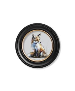 Alternative view of Little Fox Cosy Sketch - Oxford Round Frame