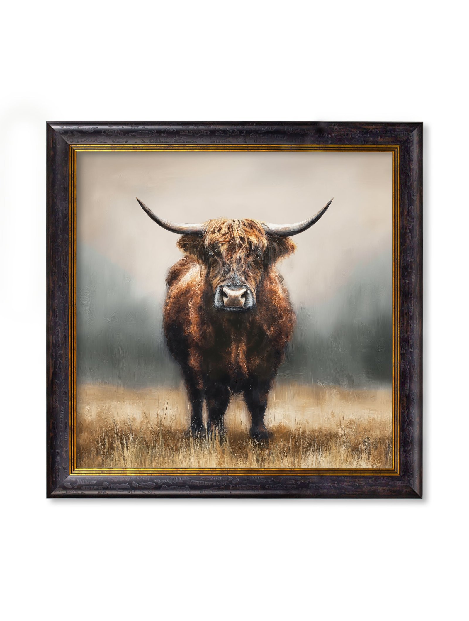 Highland Cow - Oxford Square Frame