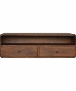 Floating Chestnut Open Console