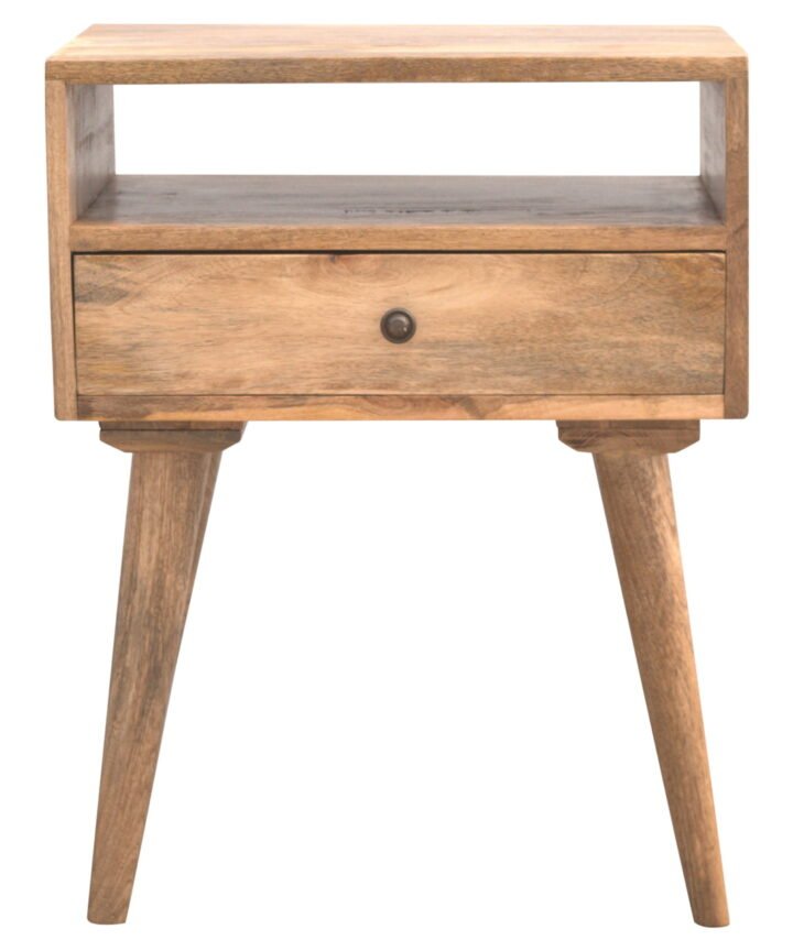 Modern Bedside with Open Slot