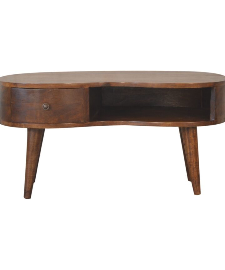 Chestnut Wave Coffee Table