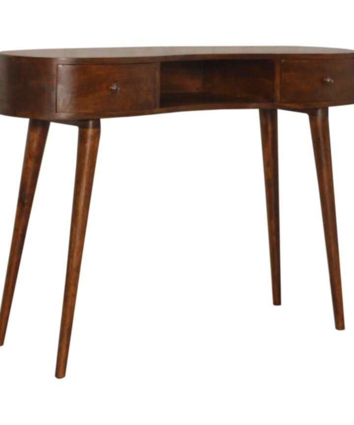 Chestnut Wave Writing Desk