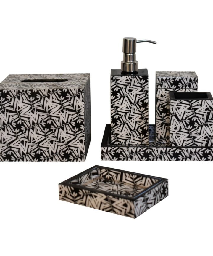 Aztec Print Bathroom Set of 6