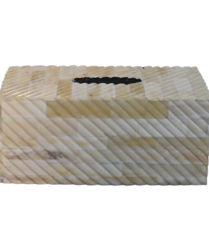 Bone Inlay Tissue Box