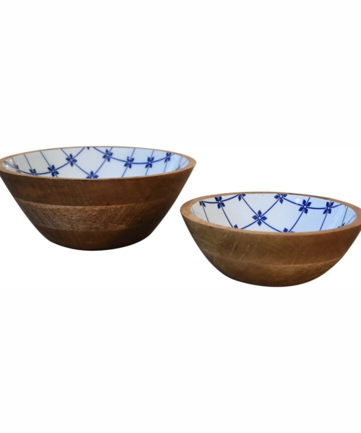 Blue and White Bowl Set of 2