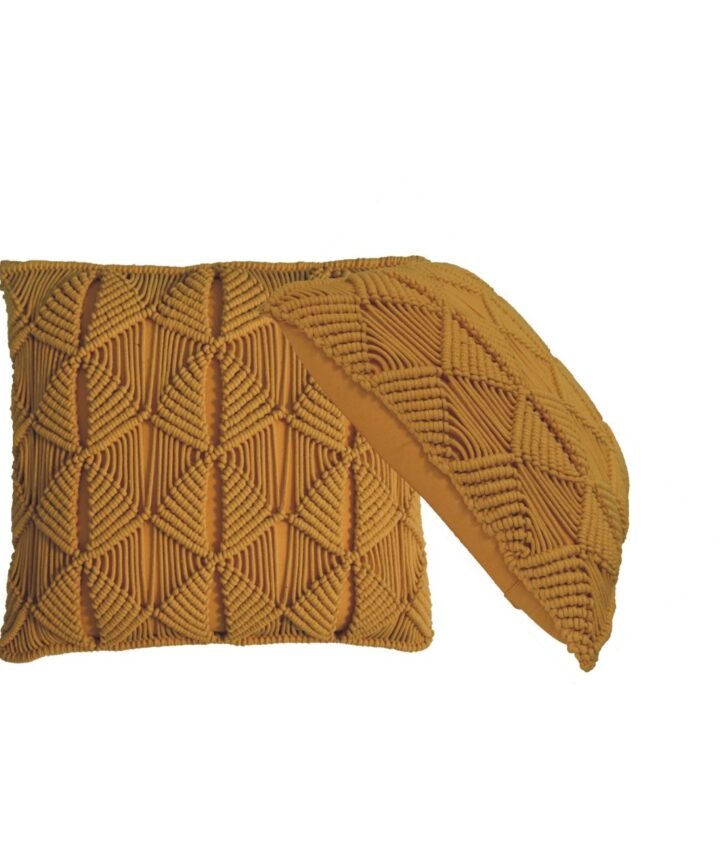 Esmi Cushion Set of 2 - Mustard