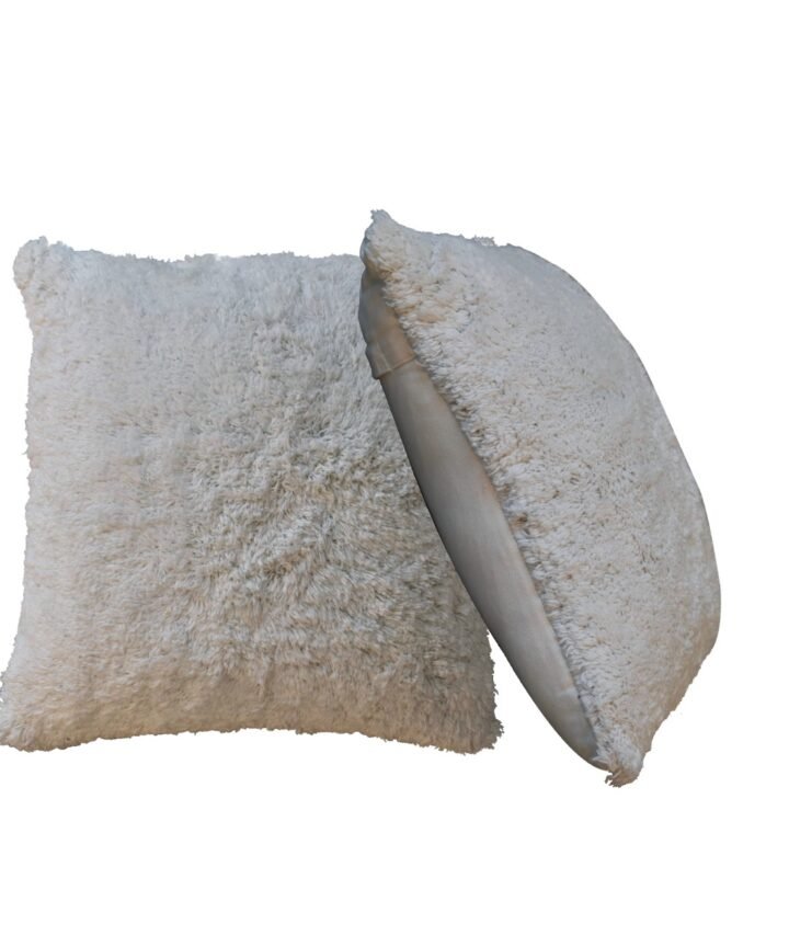 Fluffy Cushion Set of 2 - Cream