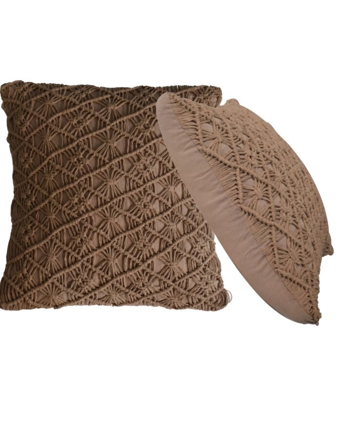 Coffee Maura Cushion - Set of 2