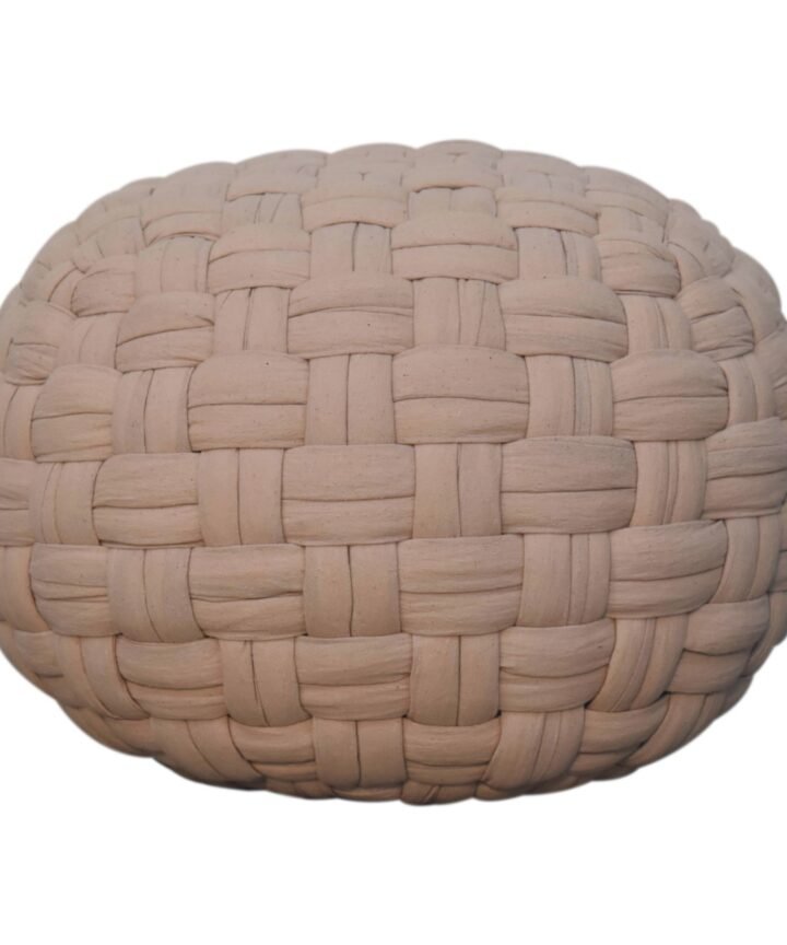 Tube Pouffe Cream