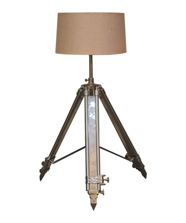 Chrome Tripod Lamp