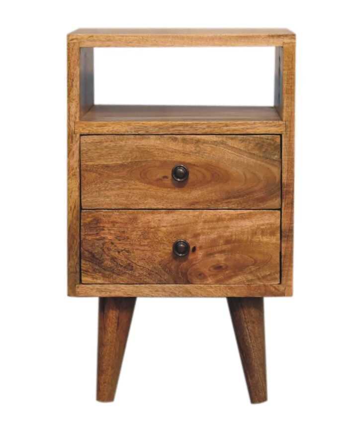 Mini Oak-ish Classic Open Bedside
