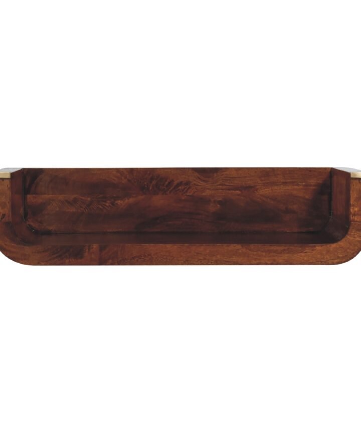 Indira Chestnut Floating Console