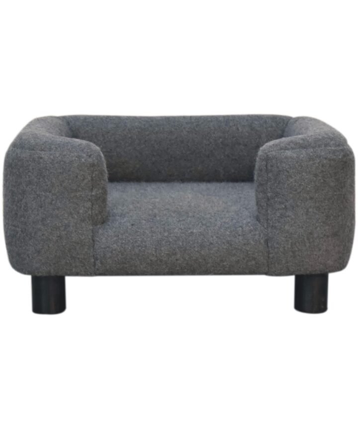 Mini Battleship Tweed Pet Sofa Bed