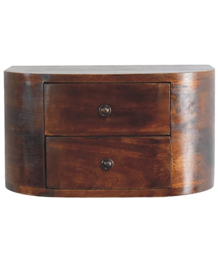 Lunar 2 Drawer Floating Bedside