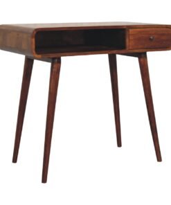 Alternative view of Curved Chestnut Writing Desk