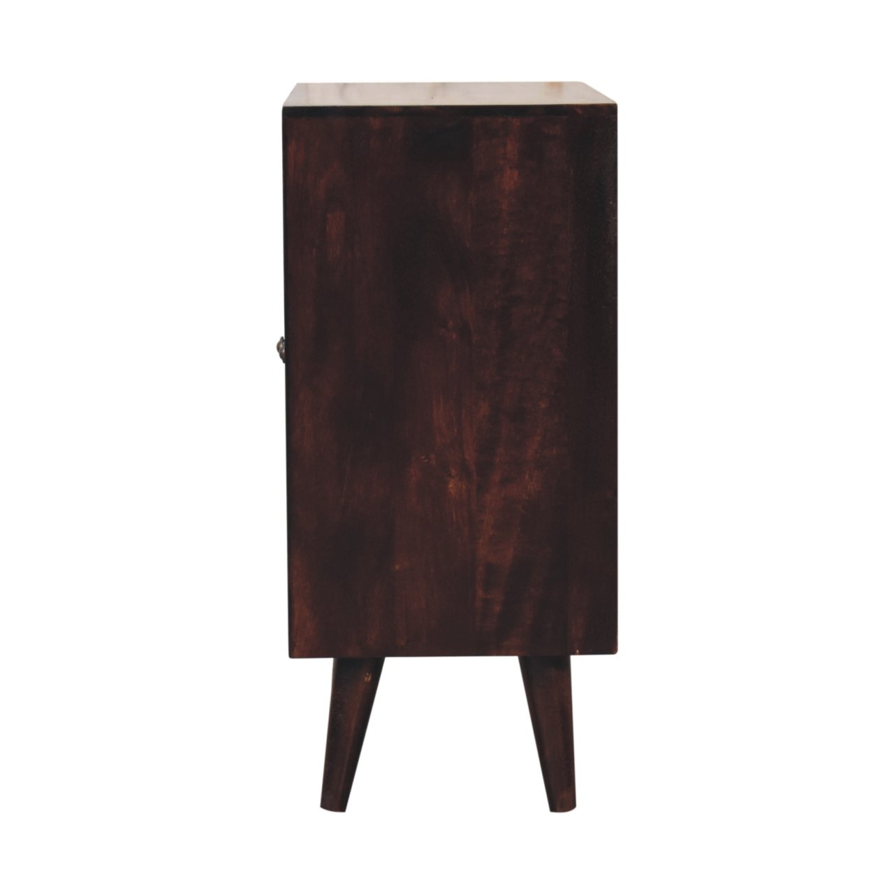 Mini Pineapple Carved Walnut Cabinet - Image 8