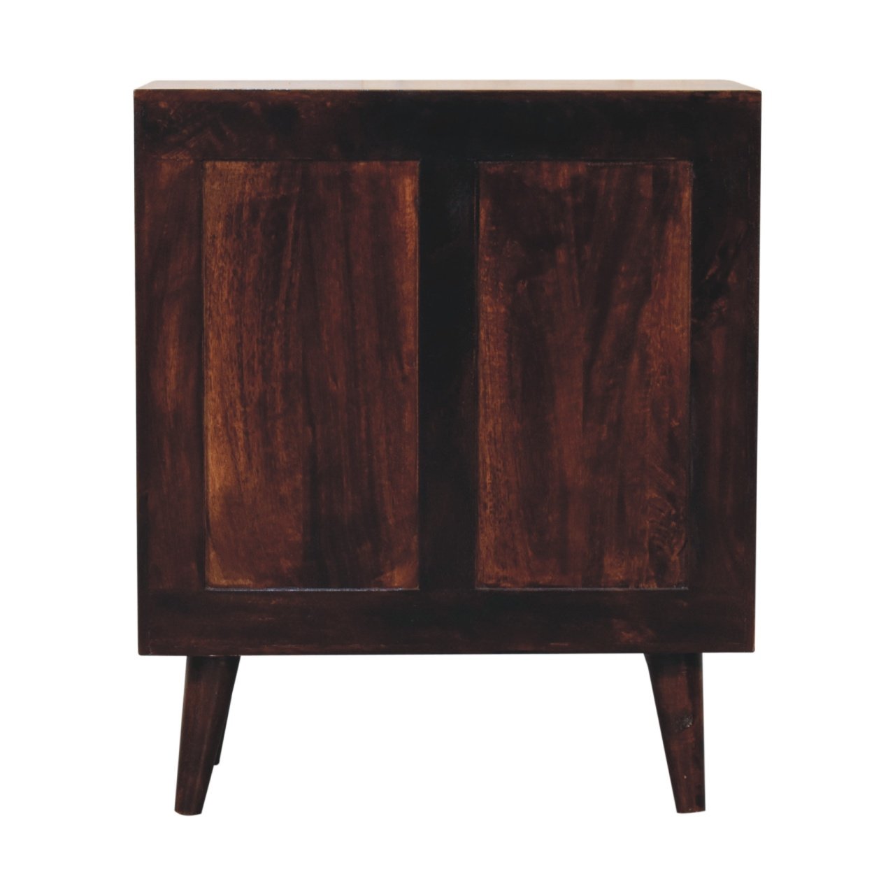 Mini Pineapple Carved Walnut Cabinet - Image 9