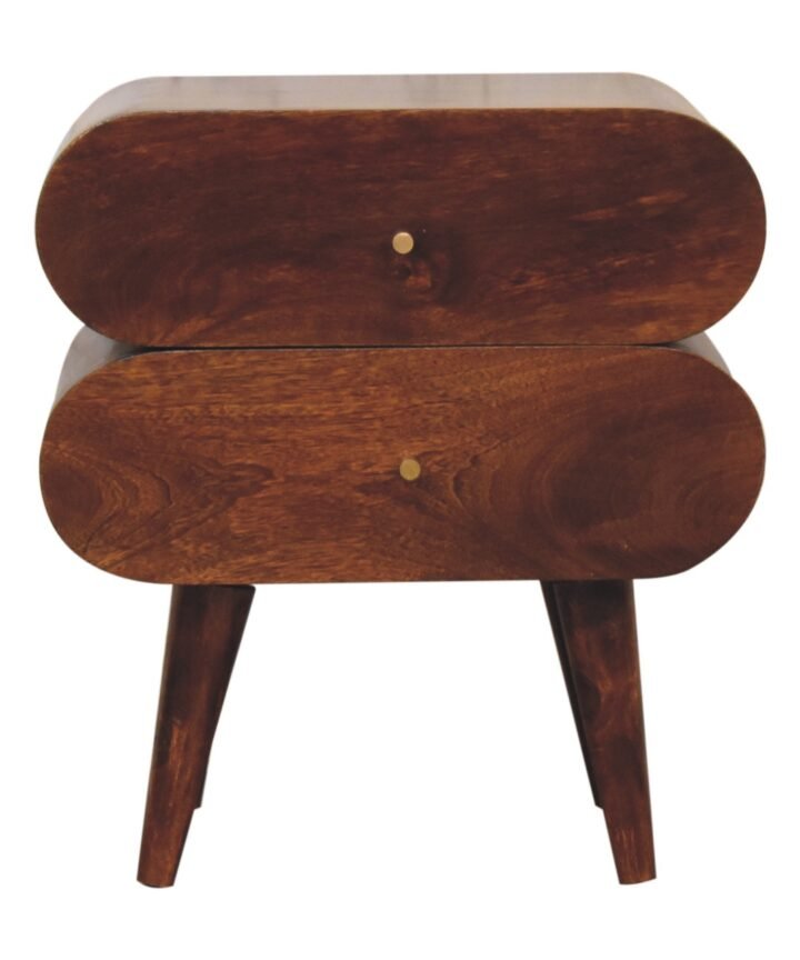 Bubble Chestnut Bedside