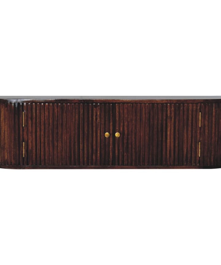 Chunky Chestnut Wall Mounted Console