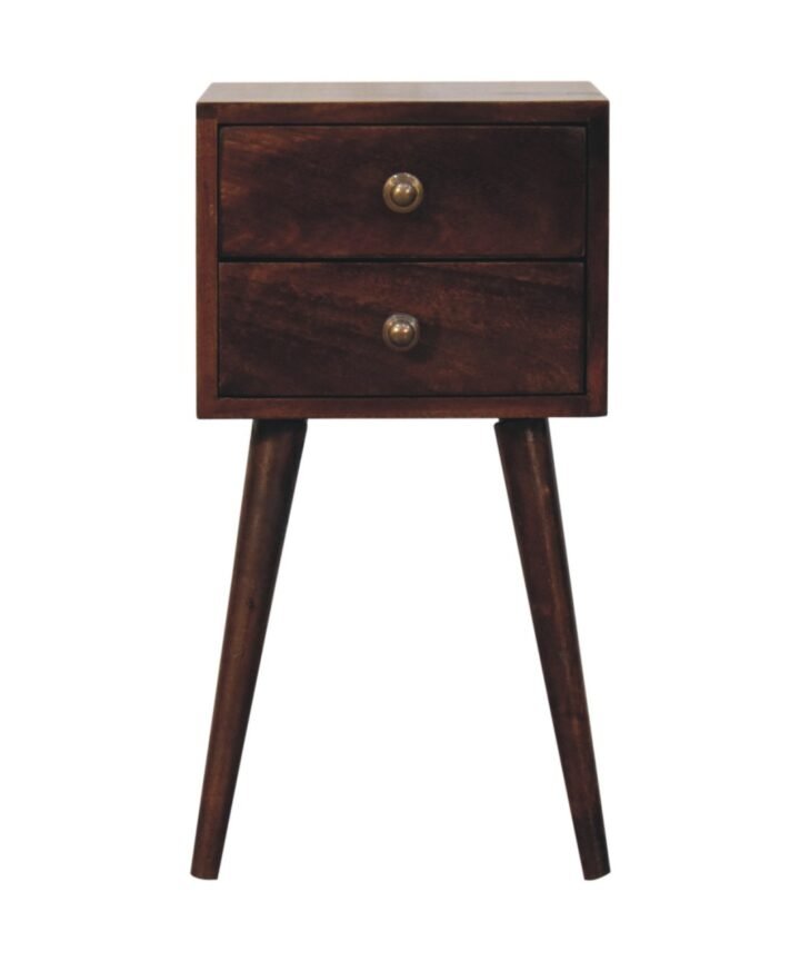 Mini 2 DrawerCalifornia Walnut Bedside