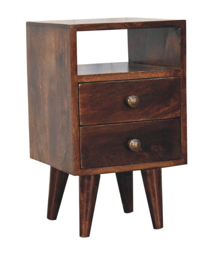 Mini Classic California Walnut Bedside