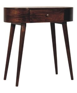 Alternative view of California Walnut Rounded Small Console Table
