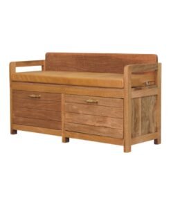 Alternative view of Oxford Oak-ish 2 Drawer Storage Bench