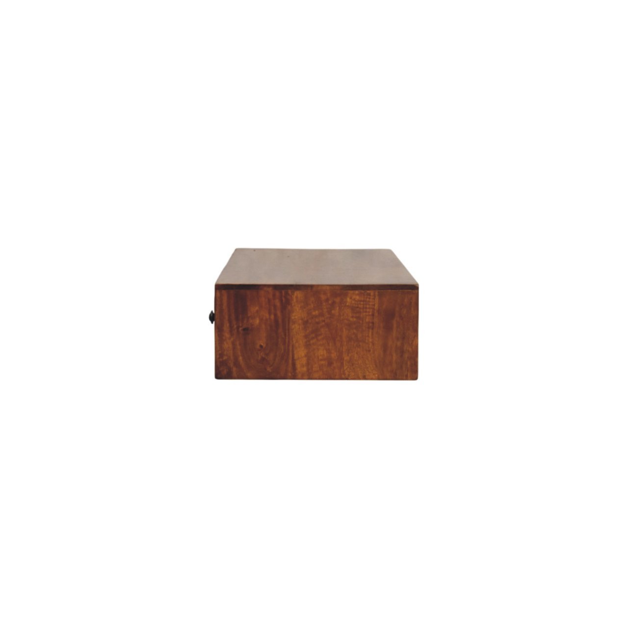 Lunar 2 Drawer Chestnut Wall Mounted Console - Image 7