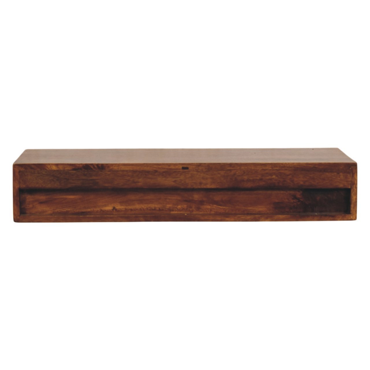 Lunar 2 Drawer Chestnut Wall Mounted Console - Image 8